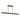 Maybeck 48-inch linear chandelier with a living bronze frame and hand-poured glass shade