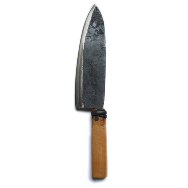 All-Purpose Kitchen Knife by Master Shin’s Anvil, hand-forged carbon steel