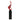 Finesse Decor Flame Floor Sculpture 65" Tall Metallic Red With Black Stand