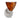 Besa Mia wall sconce with Amber Cloud handcrafted glass shade and satin nickel finish