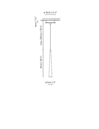 Measurements for the Micro S50 (line drawing)