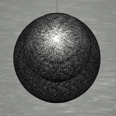 Mayuhana Mie Triple-Shade Pendant, Yamagiwa – Black shade