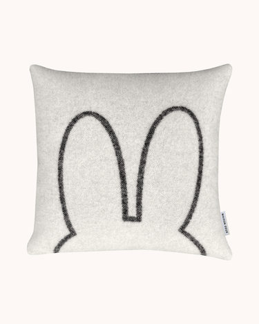 White & Black Miffy Cushion Cover by Maison Deux, photo 1