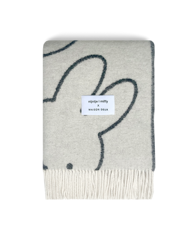 White & Black Miffy Blanket by Maison Deux, photo 1