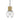 Visual Comfort Mina Pendant with Warm-to-Extra-Warm Color Dimming (3000K-2200K), Brass