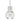 Visual Comfort Modern Mina LED Pendant - Satin Nickel with Gray Cord