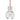 Visual Comfort Modern Mina LED Pendant - Satin Nickel in Red Cord