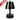 Mini Metal Outdoor Cordless Table Lamp Black by Modern Lantern on patio