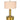 mini rechargeable antique brass table lamp with pleated shade and warm LED light for dining tables restaurants and bedside lighting