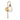 Brass wall sconce with spiral glass shade - Mirabellisation Collection