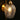 Handcrafted glass wall sconce with brass finish