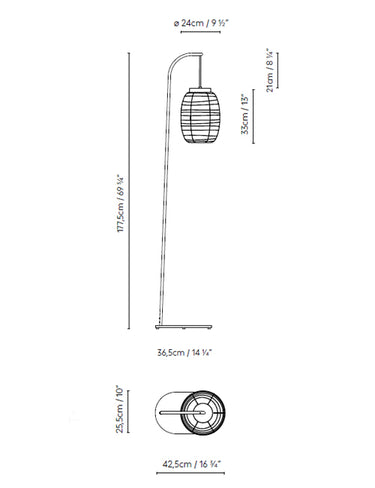 Measurements for the Misko F35 (line drawing)