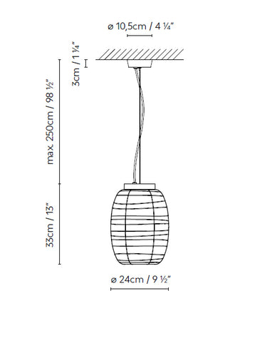 Measurements for the Misko S35 (line drawing)