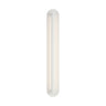 Modern 35 inch LED wall sconce in soft white finish for upscale residential interiors