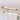 LED Chandelier with Brass Finish and Cascading Glass Tubes