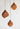 Graypants Hive hanging lamp in blonde finish made from sustainable materials - three lights intalled