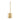 Kenway 17 inch vertical LED wall mount, natural brass, minimalist office light fixture