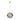 Fues 17.7" pendant light with transparent smoke glass and brass finish – SLPD10327TSMNB
