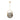 Elegant smoke glass and brass ceiling pendant by Visual Comfort – Fues 17.7"