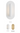 Visual Comfort sconce with tubular LED design, suitable for hallways, bathrooms, or commercial spaces in white or brass finish.