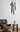 Roest steel tube pendants hanging at staggered heights for dynamic effect
