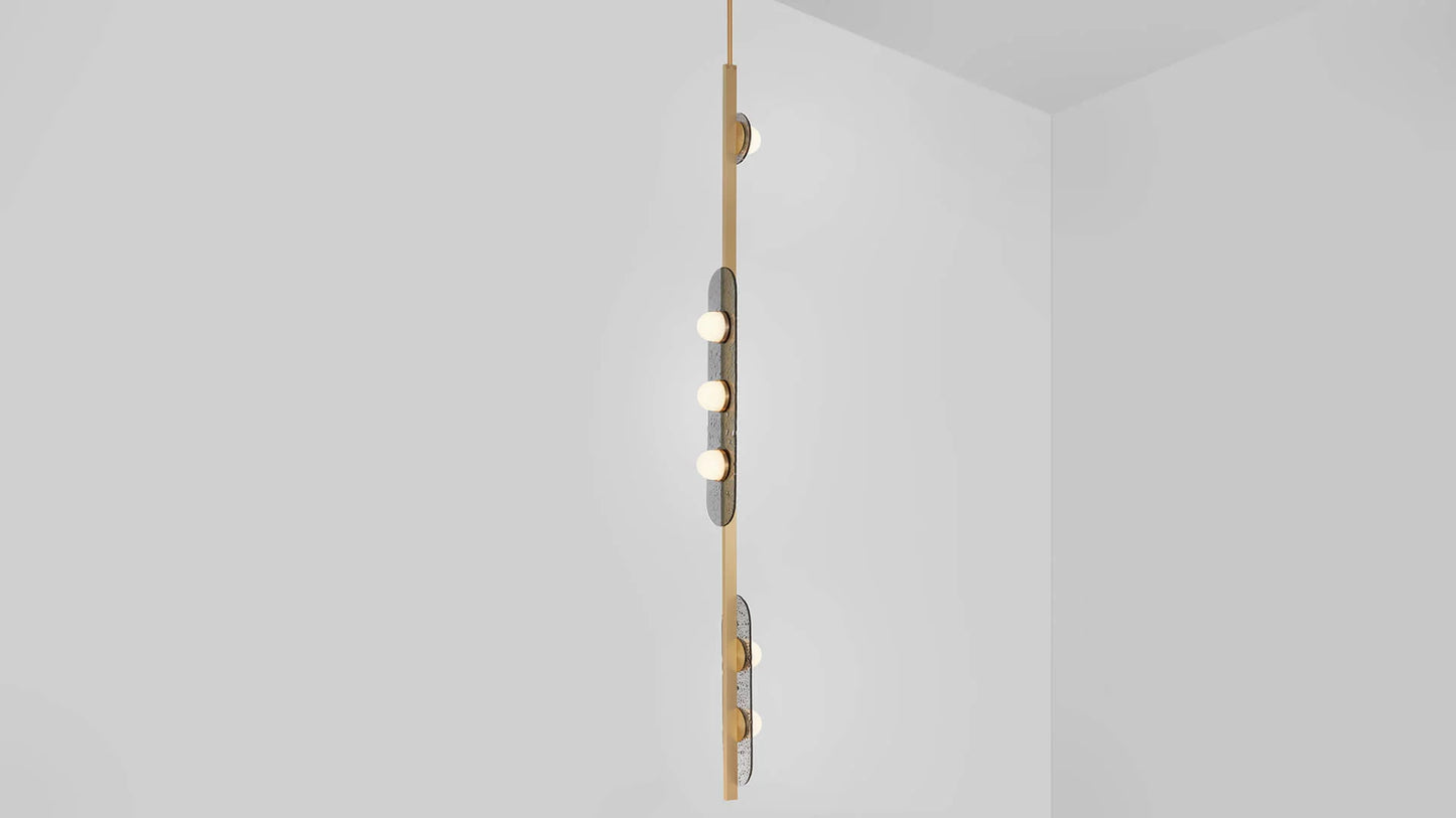 Modulo Vertical Pendant Light by CTO Lighting