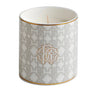 Roberto Cavalli Home Scented Candle MONOGRAM in White Bone China