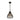 Bronze finish smoked glass LED ceiling pendant light – 12 inch Morgan by Visual Comfort for bedrooms and offices