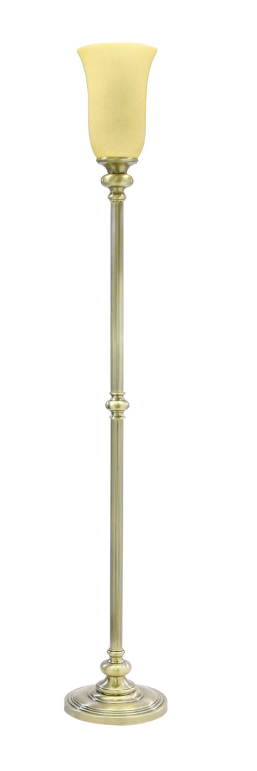 House of Troy Newport 74.75" Floor Lamps Antique Brass