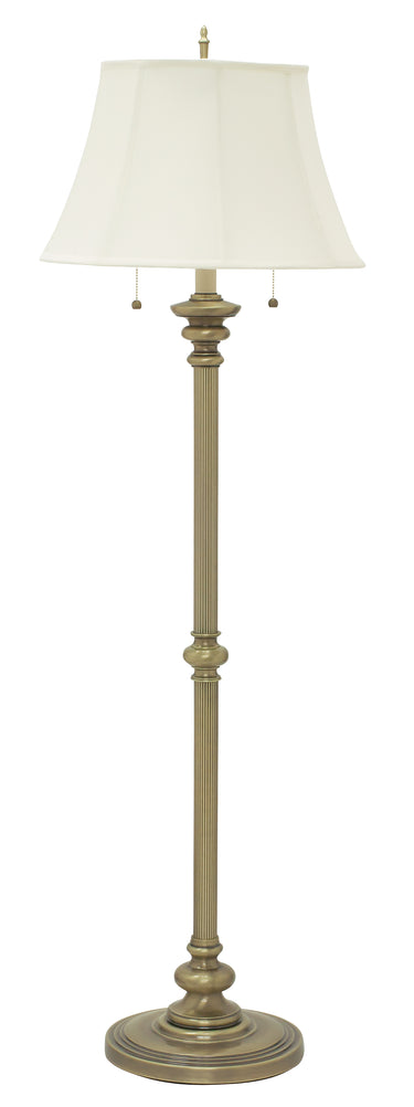 House of Troy Newport 57.5" Antique Brass Floor Lamps