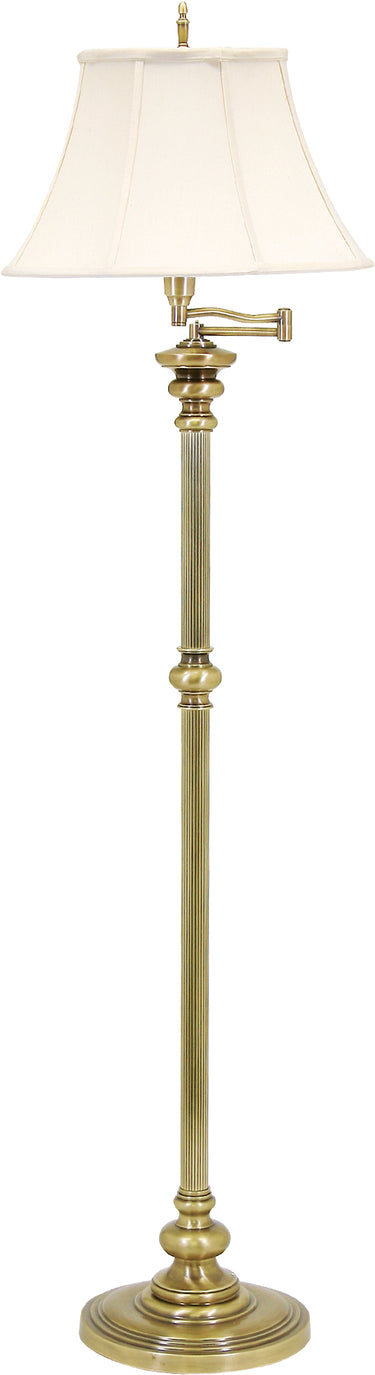 House of Troy Newport 61" Antique Brass Floor Lamps