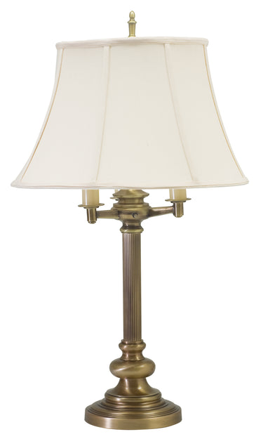 House of Troy Newport 30" Antique Brass Six-Way Table Lamps