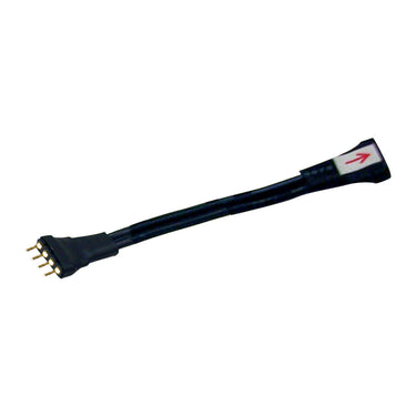 Nora Lighting 2" Interconnection Cable For Standard & Side-Lit Tape Light, Black