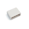 Nora Lighting End Cap For Tape Light, White