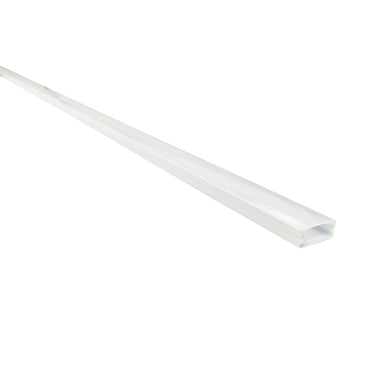 Nora Lighting 4-Ft Shallow Channel, White Plastic Diffuser And End Caps Included