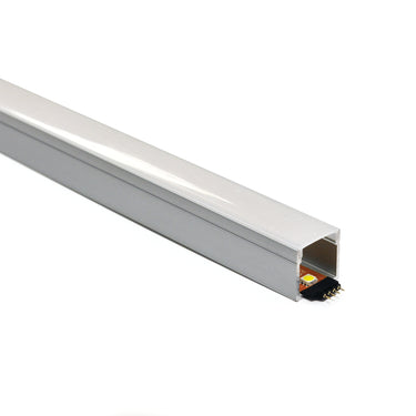Nora Lighting 4-Ft Deep Channel, Aluminum Plastic Diffuser, End Caps & Nutp13 3M Adhesive Mounting Tape Included