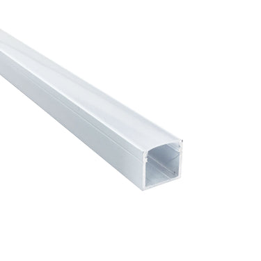 Nora Lighting 4-Ft Deep Channel, White Plastic Diffuser And End Caps Included