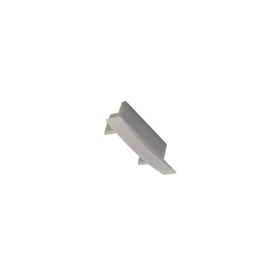 Nora Lighting Al Channel End Cap With Wing, No Hole, 6/Pk