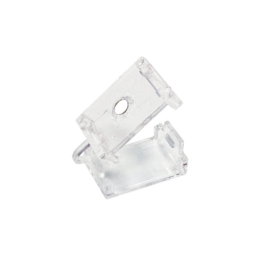 Nora Lighting Nutp13 Ip65 120V Tape Light Installation Bracket Kit, 2 Clear Mounting Clips & Screws