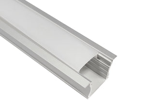 Nora 4' Deep Channel with Wings for COB Tape Light, Aluminum Finish product photo
