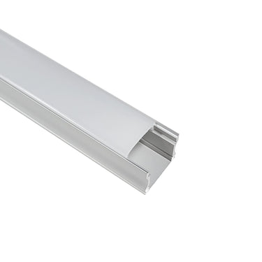 Nora Lighting 4' Deep Channel For Cob Tape Light, Aluminum Finish