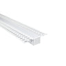 Nora Lighting 4’ Trimless Channel For Cob Tape Light, White Finish
