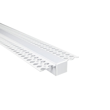 Nora Lighting 4’ Trimless Channel For Cob Tape Light, White Finish