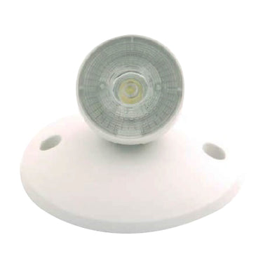 Nora Lighting Emergency LED Single Head Remote, Wide Lens, 1X 1W, 55Lm, White