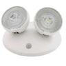 Nora Lighting Emergency LED Dual Head Remote, Wide Lens, 2X 2W, 180Lm, White