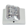 Nora Lighting Emergency LED Single Square Head Remote, 1X 1W, 75Lm, White