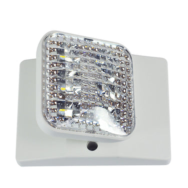 Nora Lighting Emergency LED Single Square Head Remote, 1X 1W, 75Lm, White