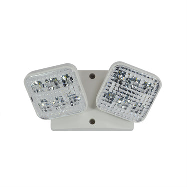 Nora Lighting Emergency LED Single Square Head Remote, 2X 1W, 150Lm, White
