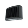 Nora Lighting Outdoor Slim Die-Cast LED Emergency Light W/ Photosensor, 18W/5W, 1600Lm/600Lm, 120/277V, Black
