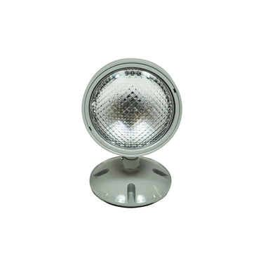 Nora Lighting Emergency Single Head Remote, Wet Location, 1X 6W T5, Grey